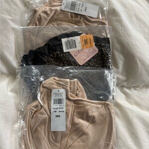Lot of 3 nude and Leopard Print Bras - Multi Pack. 40G/38G